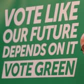 Scottish Green Party co-leaders Patrick Harvie and Lorna Slater launched the first 'Green Yes' paper.