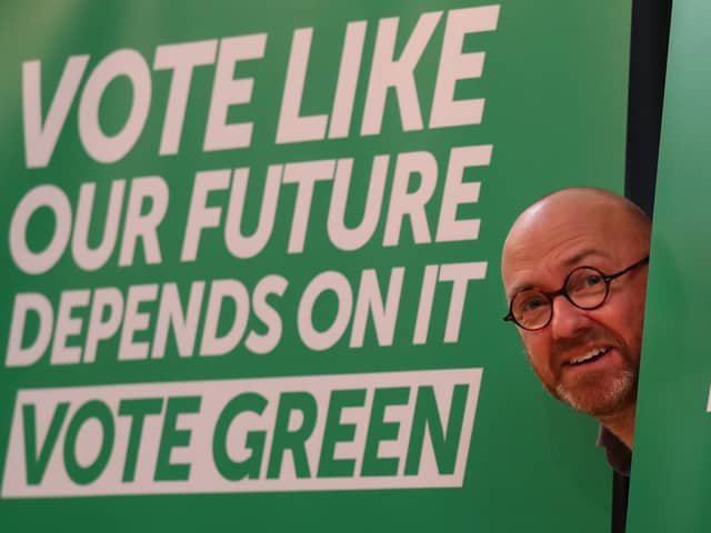 Scottish Green Party co-leaders Patrick Harvie and Lorna Slater launched the first 'Green Yes' paper.