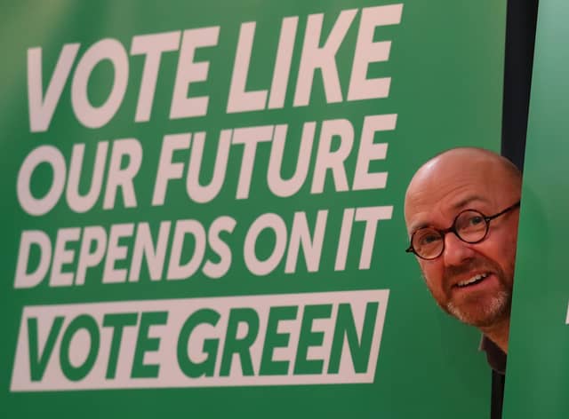 Scottish Green Party co-leaders Patrick Harvie and Lorna Slater launched the first 'Green Yes' paper.