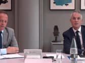 BBC chairman Richard Sharp (left) and director-general Tim Davie (Picture: House of Commons/PA)