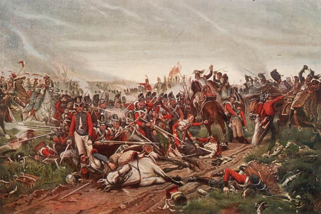 French cuirassiers charge a British square during the Battle of Waterloo (Image: Hulton Archive/Getty Images)