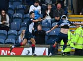 Dario Zanatta celebrates with Reghan Tumilty after scoring Raith Rovers' winner against Aberdeen.