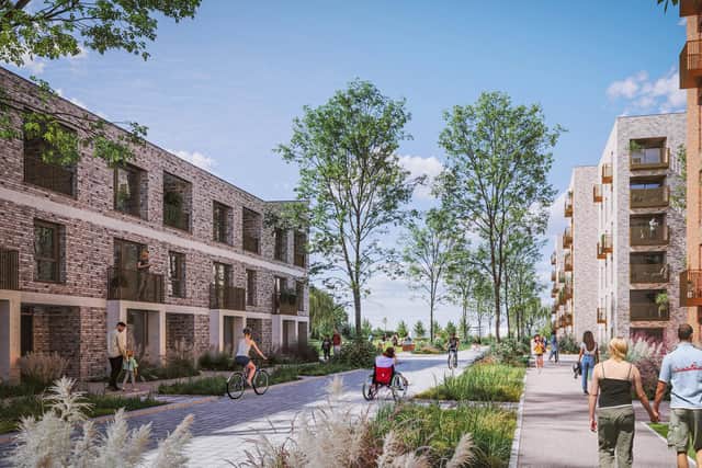 An artist’s impression of the Edinburgh Elements development