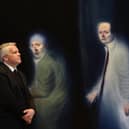 Christopher Baker, director of European and Scottish art and portraiture at the National Galleries of Scotland, poses in front of the Three Oncologists by Ken Currie (Picture: Jeff J Mitchell/Getty Images)