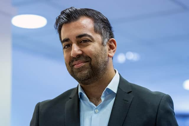 First Minister and SNP Leader Humza Yousaf who will make the case for righting the "historic wrong" of Brexit as he delivers a speech on independence. PIC: Jane Barlow/PA Wire