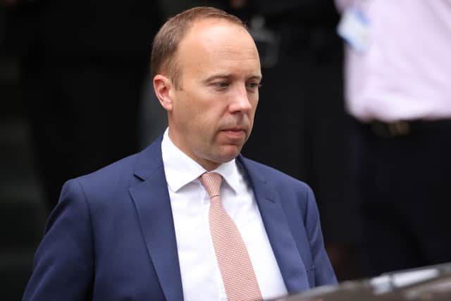 Former Health Secretary Matt Hancock leaves the Covid-19 Inquiry hearing this week (Picture: Dan Kitwood/Getty Images)