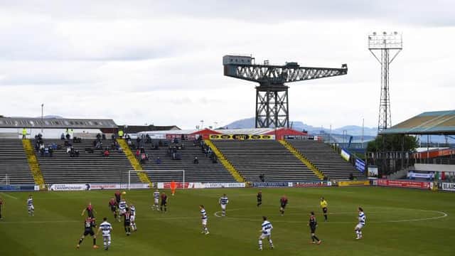 Will Cappielow even see players this evening? (Photo by Ross MacDonald / SNS Group)