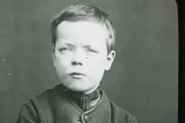 A boy unknown. One of the children shipped to Canada through the British Home Children programme. The picture was taken in 1904. PIC: Home Children Canada