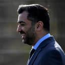 First Minister of Scotland Humza Yousaf during a visit to a school holiday club at Ayr Academy in Ayr, to announce additional funding to support families.