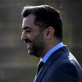 First Minister of Scotland Humza Yousaf during a visit to a school holiday club at Ayr Academy in Ayr, to announce additional funding to support families.