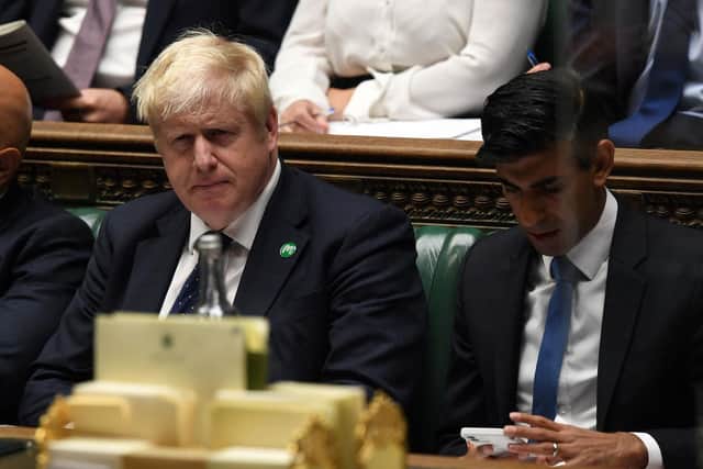 The on-going clash between Conservatives who take Boris Johnson's ‘spend, spend, spend’ approach and those who back Rishi Sunak's more cautious approach is set to continue (Picture: Jessica Taylor/UK Parliament/AFP via Getty Images)