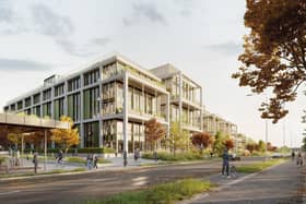 A major new workspace development with capacity to house 7,000 workers is planned for the site of a former bank headquarters on the west side of Edinburgh
