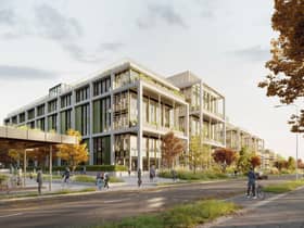 A major new workspace development with capacity to house 7,000 workers is planned for the site of a former bank headquarters on the west side of Edinburgh