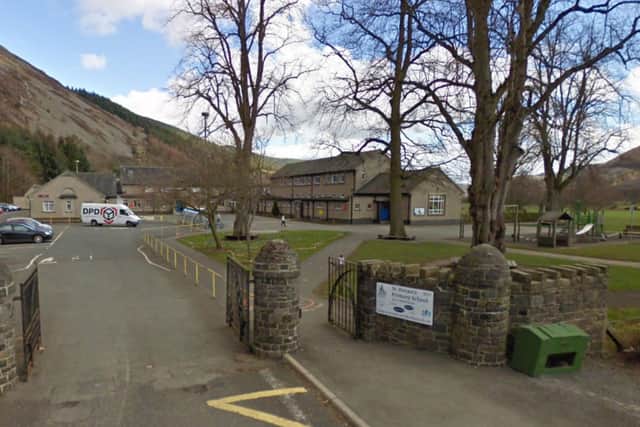 Police received a number of reports of vandalism within St Ronan's Primary School in Innerleithen.