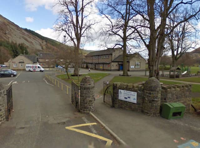 Police received a number of reports of vandalism within St Ronan's Primary School in Innerleithen.