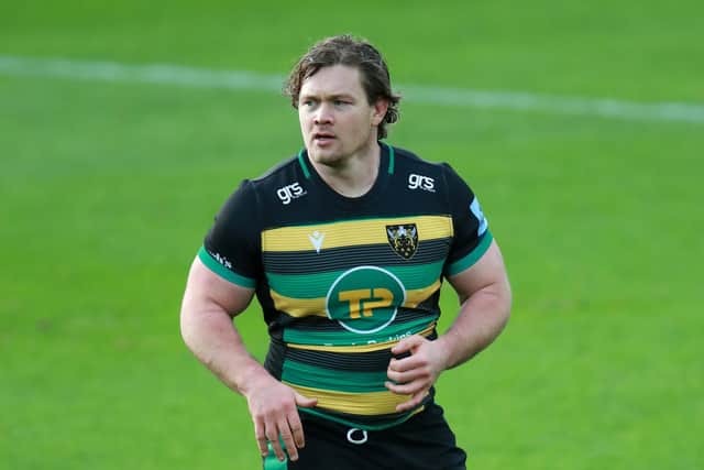 Nick Auterac of Northampton Saints is one of the new faces picked by Scotland for the summer tour. Picture: David Rogers/Getty Images