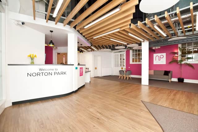 Norton Park interior, next door to Easter Road Stadium in Edinburgh