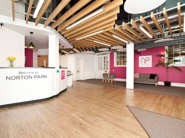 Norton Park interior, next door to Easter Road Stadium in Edinburgh