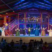 The full cast of Falstaff take a bow. Picture: Scottish Opera