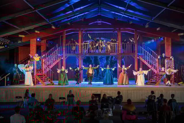 The full cast of Falstaff take a bow. Picture: Scottish Opera