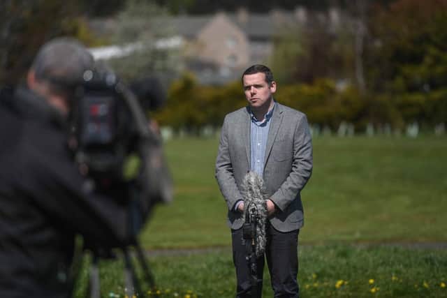 Douglas Ross’s Scottish Conservatives were up two points to 23 per cent, with Labour up by one point to 19 per cent.