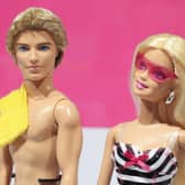 Barbie, pictured with a companion, before her Margot Robbie makeover (Picture: Mark Lennihan/PA)