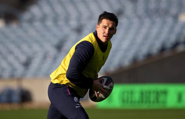 Sam Johnson was keen to play for Glasgow after being released by Scotland. (Photo by Craig Williamson / SNS Group)