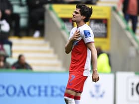 Ianis Hagi scored his first goal in 16 months against Hibs.  (Photo by Rob Casey / SNS Group)