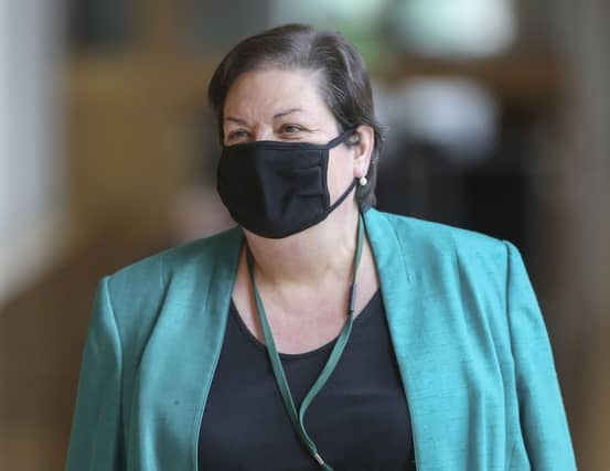 Scottish Labour MSP Jackie Baillie at the Scottish Parliament in Holyrood, Edinburgh.