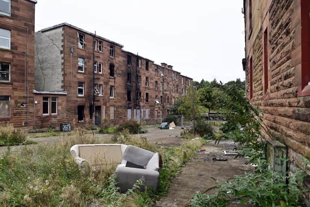Clune Park in Port Glasgow.