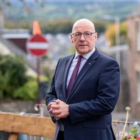 First Minister John Swinney during a visit to Crieff this week (Picture: Jane Barlow - Pool/Getty Images)
