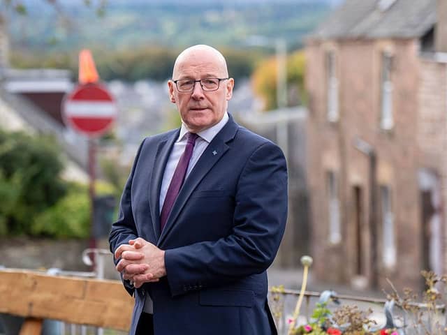 First Minister John Swinney during a visit to Crieff this week (Picture: Jane Barlow - Pool/Getty Images)