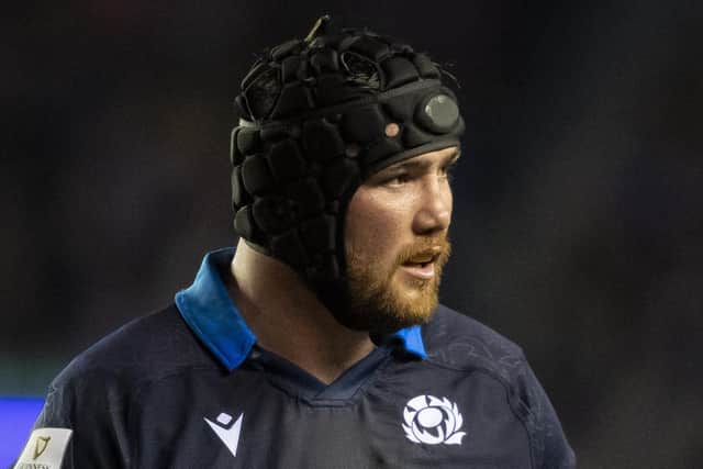 Zander Fagerson expects France to "come gunning" for Scotland on Sunday. (Photo by Ross MacDonald / SNS Group)