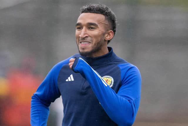 Jacob Brown during a Scotland training session ahead of the final Euro 2024 qualifier against Norway. (Photo by Alan Harvey / SNS Group)