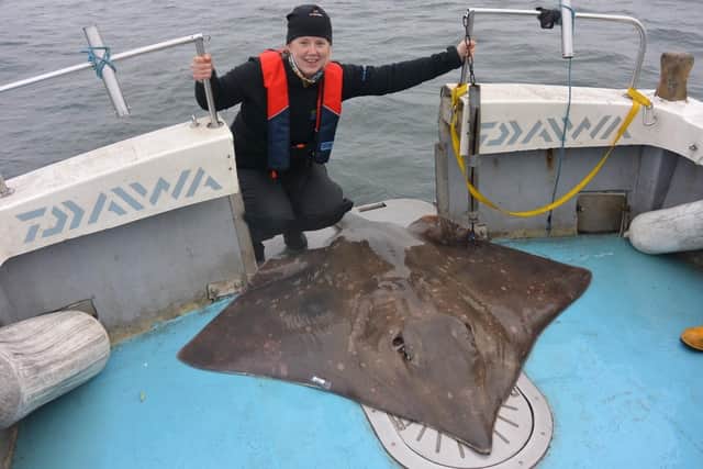 Dr Jane Dodd has been recognised with the RESPB's Species Champion Award for more than a decade's work to help save the declining flapper skate