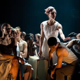 Marge Hendrick as Blanche in Scottish Ballet's A Streetcar Named Desire PIC: Andy Ross