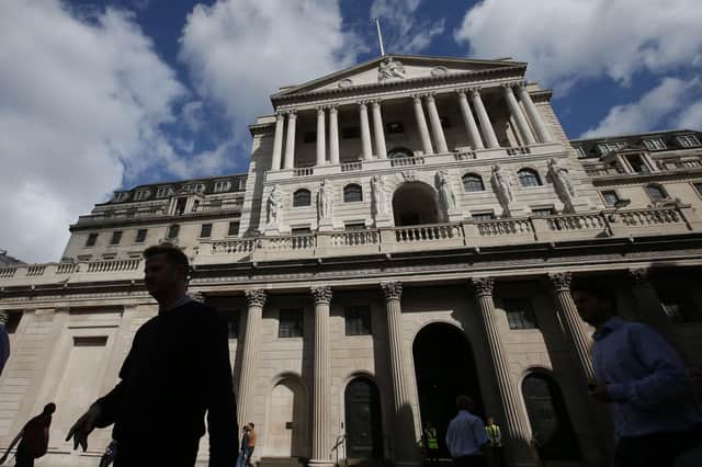 The Bank of England in London has the nickname of The Old Lady of Threadneedle Street. Picture: AFP/Getty Images