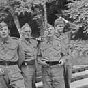 Ian Lavender, as Private Pike, with others from the cast of Dad's Army, pictured in 1970 (Picture: Evening Standard/Hulton Archive/Getty Images)