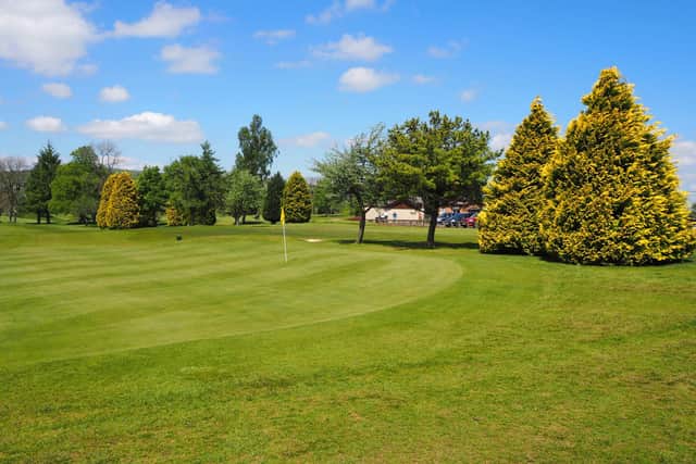 The third green at Hollandbush Golf Club, which was hailed as "one of the best municipal courses I have ever played" by Colin Ramsay, author of 'A Golfer's Bucket List of Scottish Golf Courses' when he played the course for the first time recently.