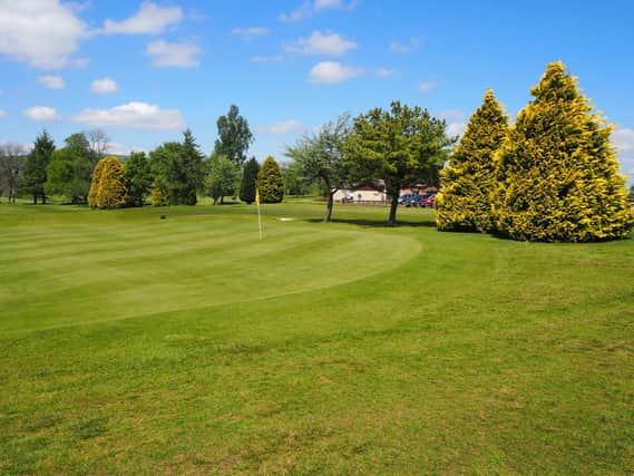 The third green at Hollandbush Golf Club, which was hailed as "one of the best municipal courses I have ever played" by Colin Ramsay, author of 'A Golfer's Bucket List of Scottish Golf Courses' when he played the course for the first time recently.
