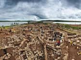 The Ness of Brodgar site in Orkney. Photographs: Jim Richardson/National Geographic