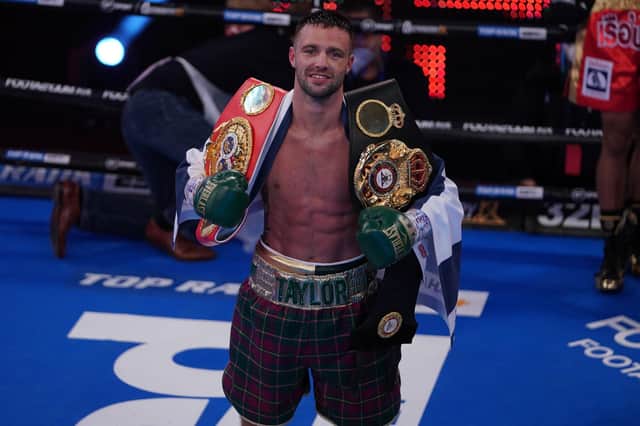Josh Taylor plans to fight Jose Ramírez next year. The American holds the WBC and WBO titles.