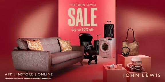 John Lewis sale banner