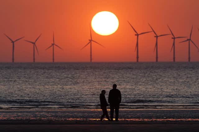 There is huge potential from a combination of solar and wind energy (Picture: Christopher Furlong/Getty Images)