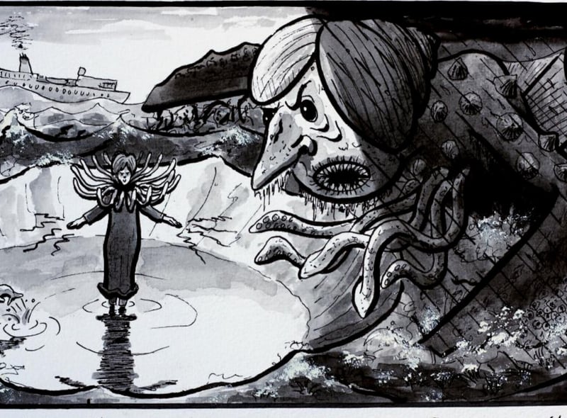 A legend from the Orkney Isles, the Vore Tullye was a fierce battle between Teran, the spirit of Winter, and the Sea Mither, the life-giving summer sea. The two had to clash as one season gave way to the next. The battle was said to last for weeks, manifesting in the form of devastating storms and seeing the seas turn into a pit of boiling froth. Ultimately, the Sea Mither would rise victorious and banish Teran to the sea bed until the Autumn Equinox when it would return to reclaim the season.