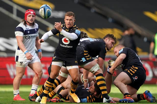 Ben Vellacott in action for Wasps during last season's Gallagher Premiership semi-final against Bristol. Picture: Tim Goode/PA