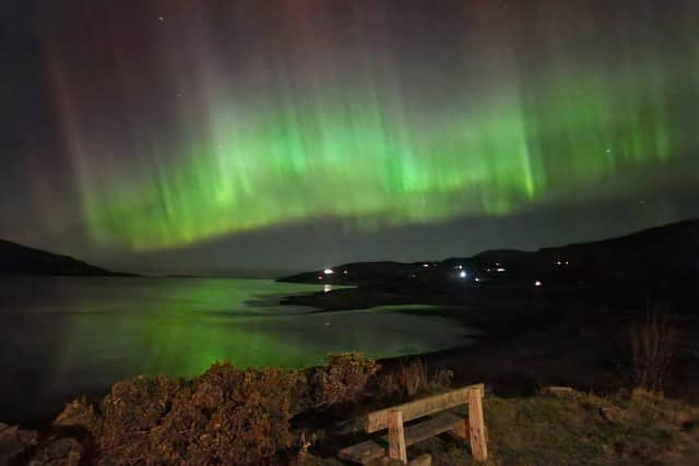 The Northern Lights have been visible for the last two nights across parts of Scotland