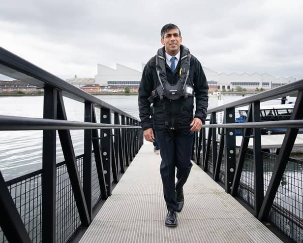 Prime Minister Rishi Sunak has pledged to reintroduce National Service if the Conservatives are re-elected in the next general election. Picture: Stefan Rousseau/PA Wire