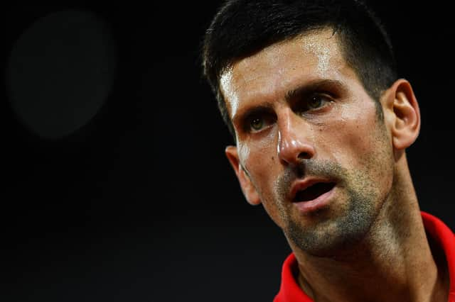 Novak Djokovic can make tennis history at the upcoming US Open (Photo by CHRISTOPHE ARCHAMBAULT/AFP via Getty Images)