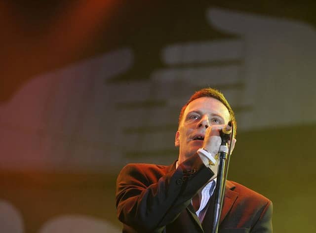Rikki Ross of Deacon Blue performs at the "Concert For Tsunami Relief" charity concert in Glasgow in 2005. Picture: James Williamson/Getty Images